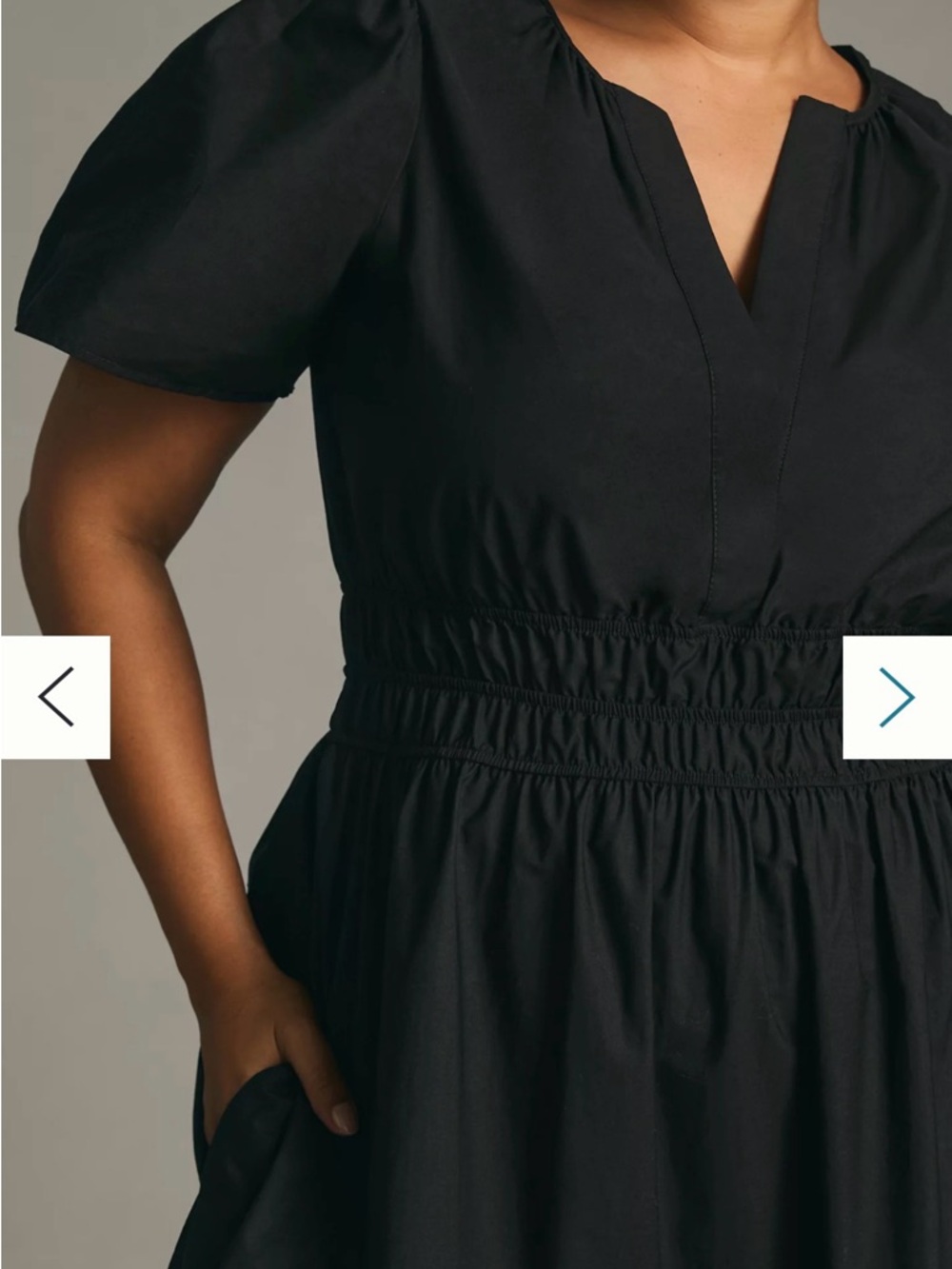 Anthropologie Black Somerset Tiered Maxi Dress - Picture 3 of 8
